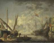 Teniers David II Sea Harbour - Hermitage